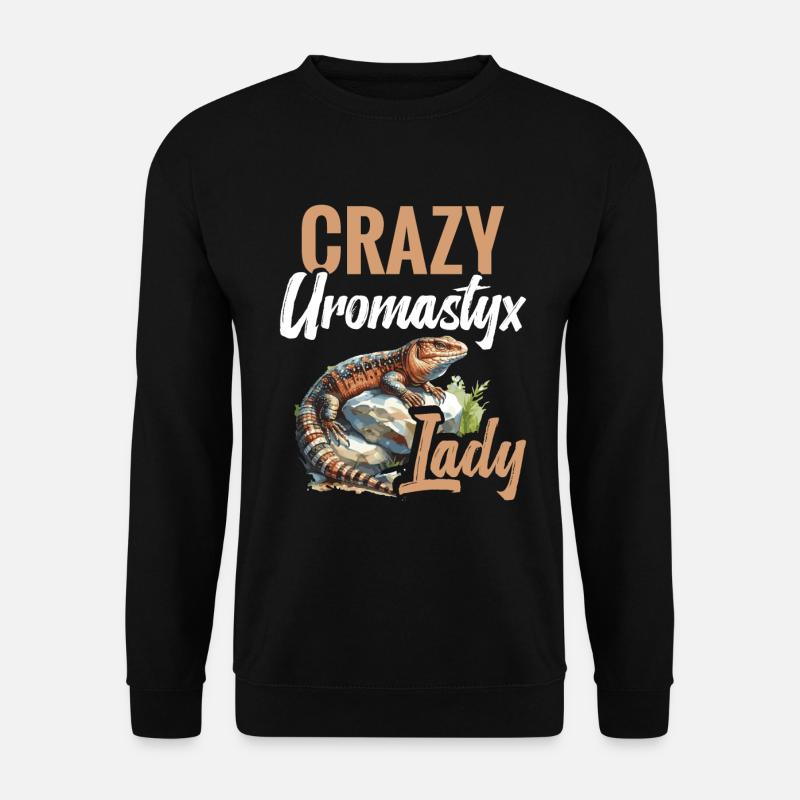 Crazy Uromastyx lady - Unisex Sweatshirt - black
