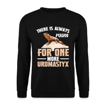 There's still room for another one - Unisex Sweatshirt - black - Front - Alina (178cm) & Michal (187cm)