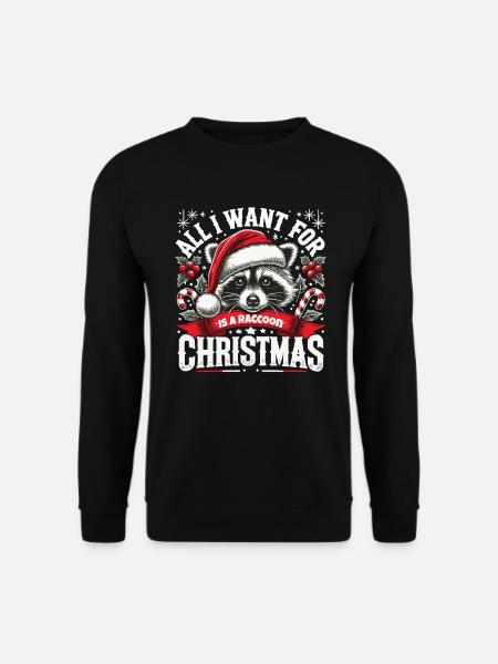 Alles, Was Ich Mir Zu Weihnachten Wünsche, Ist Ein - Unisex Pullover - Schwarz