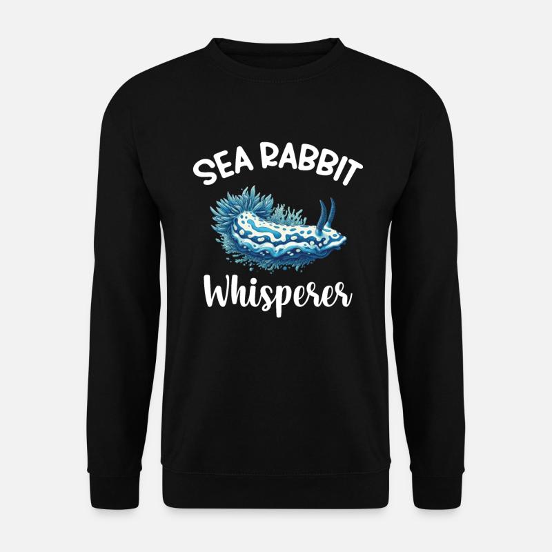 Nudibranch Sea Rabbit Whisperer - Unisex Sweatshirt - black