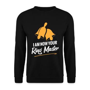 I'm your ringmaster now - Unisex Sweatshirt - black - Front - Alina (178cm) & Michal (187cm)