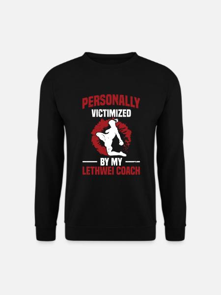 Persönlich Opfer Meines Lethwei-trainers - Unisex Pullover - Schwarz
