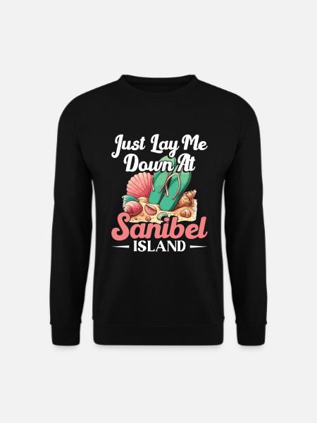 Bare legg meg ned på Sanibel Island - Genser unisex - svart