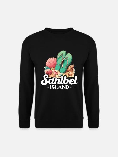 Das Leben Ist Besser Auf Sanibel Island - Unisex Pullover - Schwarz