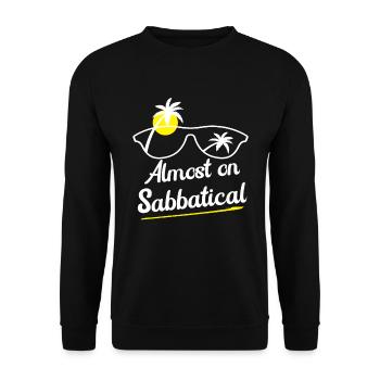 Presque en congé sabbatique - Sweat-shirt Unisexe - noir - Devant - Alina (178cm) & Michal (187cm)