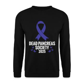Dead Pancreas Society 2025 - Unisex Sweatshirt - black - Front - Alina (178cm) & Michal (187cm)