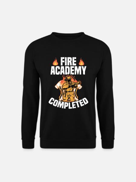Fire academy completed - Unisex Sweatshirt - black