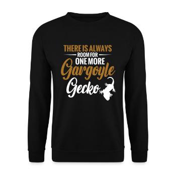 There is always room for another - Unisex Sweatshirt - black - Front - Alina (178cm) & Michal (187cm)