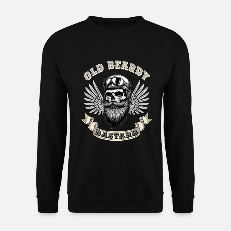 Old beardy bastard - Unisex Sweatshirt - black