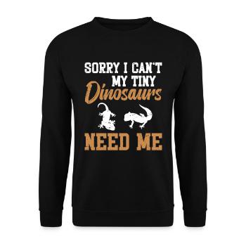 Désolé, je ne me souviens pas de mon - Sweat-shirt Unisexe - noir - Devant - Alina (178cm) & Michal (187cm)