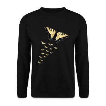 Les machaons tigrés sont les meilleurs pour les filles - Sweat-shirt Unisexe - noir - Devant - Alina (178cm) & Michal (187cm)