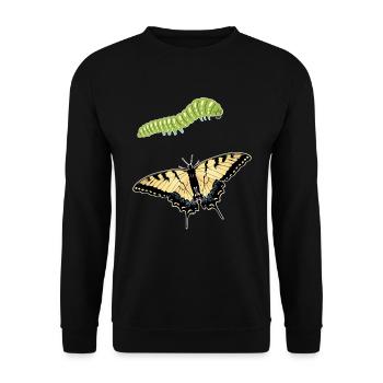 Les machaons tigrés sont les meilleurs pour les filles - Sweat-shirt Unisexe - noir - Devant - Alina (178cm) & Michal (187cm)