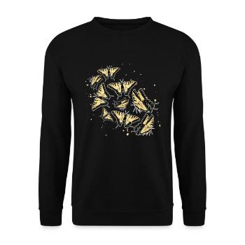 Les machaons tigrés sont les meilleurs pour les filles - Sweat-shirt Unisexe - noir - Devant - Alina (178cm) & Michal (187cm)