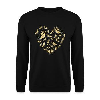 Les machaons tigrés sont les meilleurs pour les filles - Sweat-shirt Unisexe - noir - Devant - Alina (178cm) & Michal (187cm)