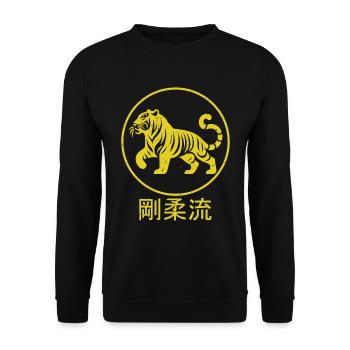 Dojo Training Karate Bestes Vermächtnis Des - Unisex Pullover - Schwarz - Vorne - Alina (178cm) & Michal (187cm)