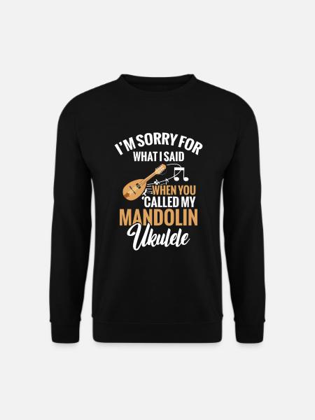 I'm sorry for what I said when - Unisex Sweatshirt - black