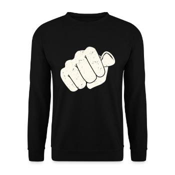 Mandolin, because normal guitars are boring - Unisex Sweatshirt - black - Front - Alina (178cm) & Michal (187cm)