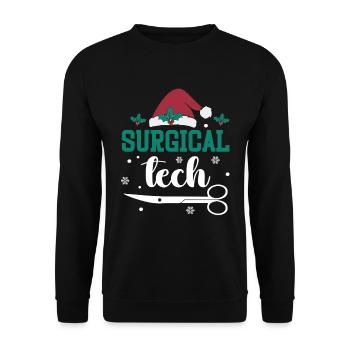 Chirurgischer Technologe Fass Mich Nicht An, Ich - Unisex Pullover - Schwarz - Vorne - Alina (178cm) & Michal (187cm)