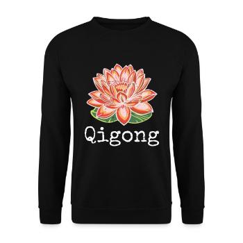 Catch Song Flower Losing Go And Deep - Unisex Sweatshirt - black - Front - Alina (178cm) & Michal (187cm)