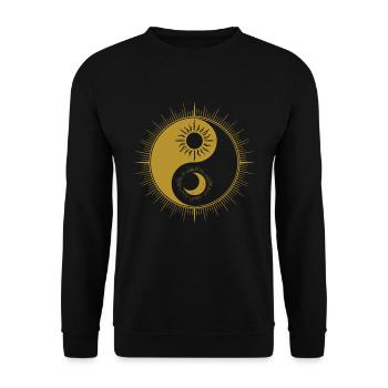 Catch Song Flower Losing Go And Deep - Unisex Sweatshirt - black - Front - Alina (178cm) & Michal (187cm)
