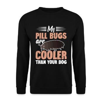 Mes erreurs de pilule sont plus cool que votre chien - Sweat-shirt Unisexe - noir - Devant - Alina (178cm) & Michal (187cm)