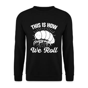 C’est ainsi que nous fonctionnons - Sweat-shirt Unisexe - noir - Devant - Alina (178cm) & Michal (187cm)
