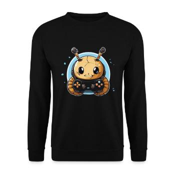 Alle Coolen Leute Züchten Winzige Dinosaurier - Unisex Pullover - Schwarz - Vorne - Alina (178cm) & Michal (187cm)