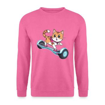 La vie du chat est meilleure lorsqu’il - Sweat-shirt Unisexe - rose - Devant