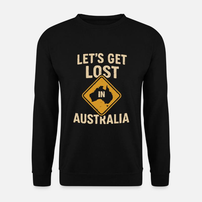 Perdons-nous en Australie - Sweat-shirt Unisexe - noir