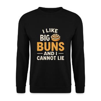 J’aime les gros rouleaux - Sweat-shirt Unisexe - noir - Devant - Alina (178cm) & Michal (187cm)