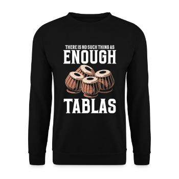 Il n’y a pas assez de tablas - Sweat-shirt Unisexe - noir - Devant - Alina (178cm) & Michal (187cm)