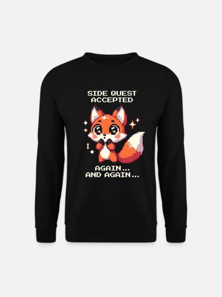 Quêtes secondaires non-stop | Mode de détour TDAH actif - Sweat-shirt Unisexe - noir