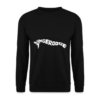 Wangerooge island silhouette contour vacances Mer du Nord - Sweat-shirt Unisexe - noir - Devant - Alina (178cm) & Michal (187cm)