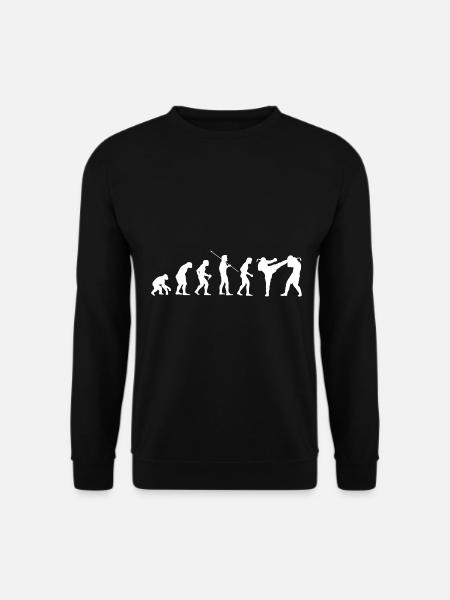 Evolution Kampfsport Karate Judo Kampfkunst Bjj - Unisex Pullover - Schwarz