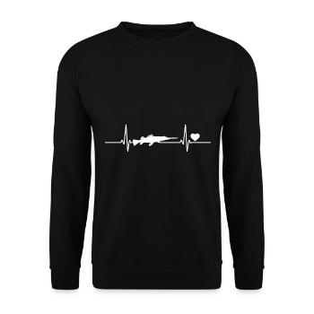 Gar - Unisex Pullover - Schwarz - Vorne - Alina (178cm) & Michal (187cm)