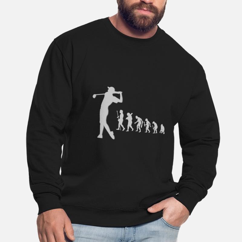 Evolution Golfeur Evolution Evolution Age de Pierre Sweat-shirt Unisexe
