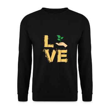 Nursery Kneipp Landscape - Unisex Sweatshirt - black - Front - Alina (178cm) & Michal (187cm)