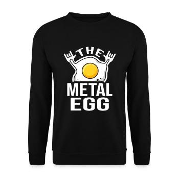 Metal Head - Death Metal - Metal Core Black Metal - Unisex Sweatshirt - black - Front - Alina (178cm) & Michal (187cm)