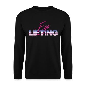 Ego Lifting Fun Training - Unisex Sweatshirt - black - Front - Alina (178cm) & Michal (187cm)