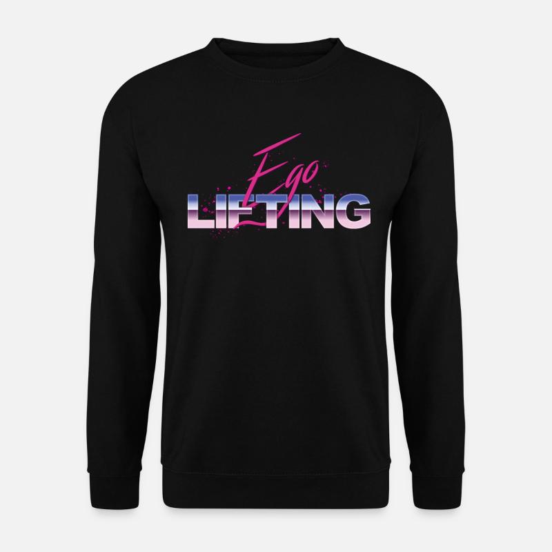 Ego Lifting Lustiges Trainings - Unisex Pullover - Schwarz
