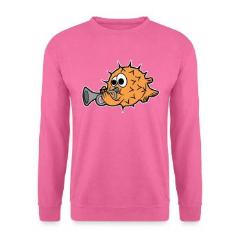Kugelfisch - Unisex Pullover - Pink - Vorne
