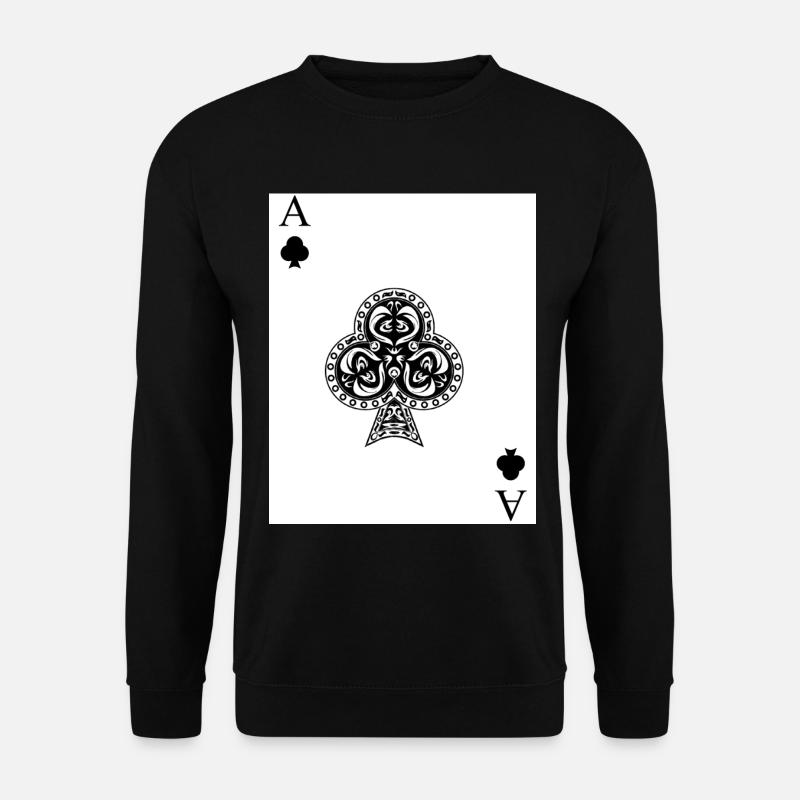 As de trèfle - Sweat-shirt Unisexe - noir