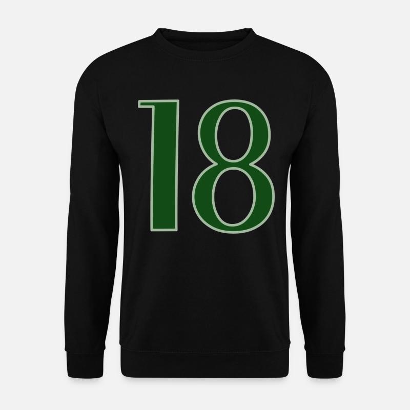 18 Birthday Congratulations - Unisex Sweatshirt - black
