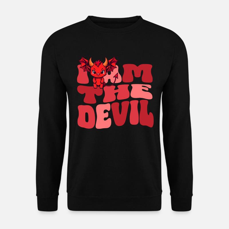Teufel Devil böse Hausdrachen Ehefrau - Unisex Pullover - Schwarz