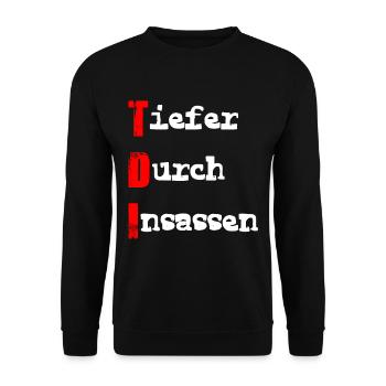 DIESEL POWER - Unisex Sweatshirt - black - Front - Alina (178cm) & Michal (187cm)