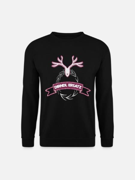Dirndl Ersatz Damen Tracht Volksfest - Unisex Pullover - Schwarz