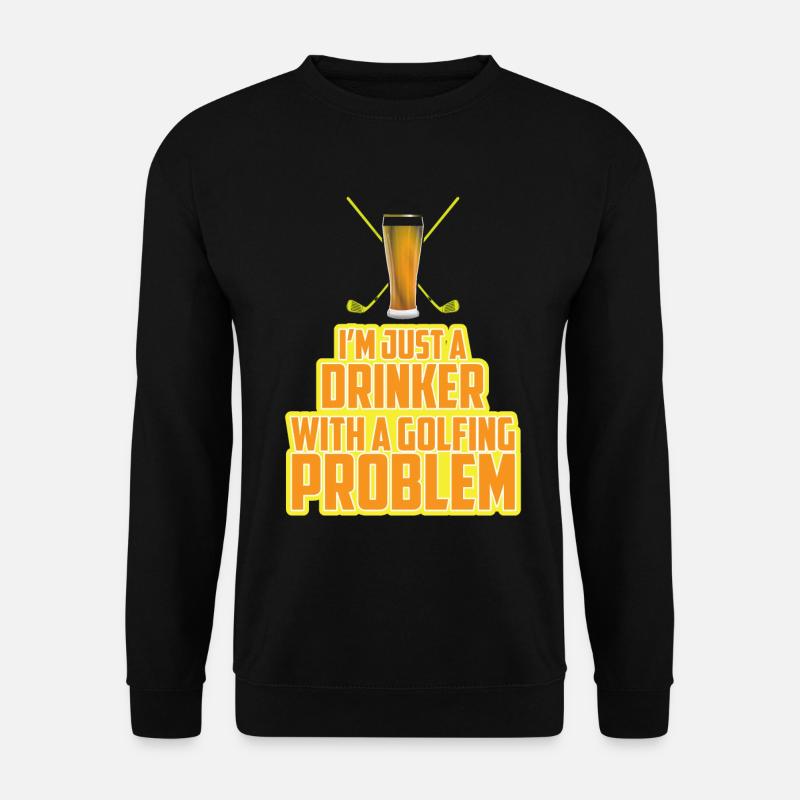 Golfing problem - Unisex Sweatshirt - black