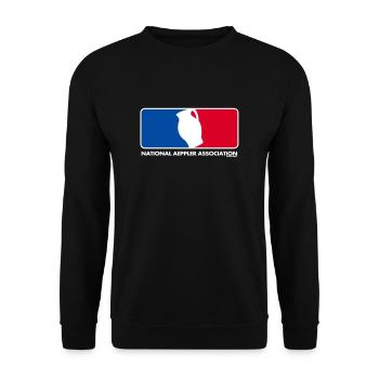 National Aeppler Association - Unisex Pullover - Schwarz - Vorne - Alina (178cm) & Michal (187cm)