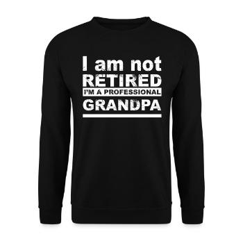 GRANDPA CHEMISE - Sweat-shirt Unisexe - noir - Devant - Alina (178cm) & Michal (187cm)