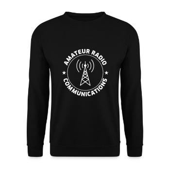 Cadeau amateur de radio amateur - Sweat-shirt Unisexe - noir - Devant - Alina (178cm) & Michal (187cm)